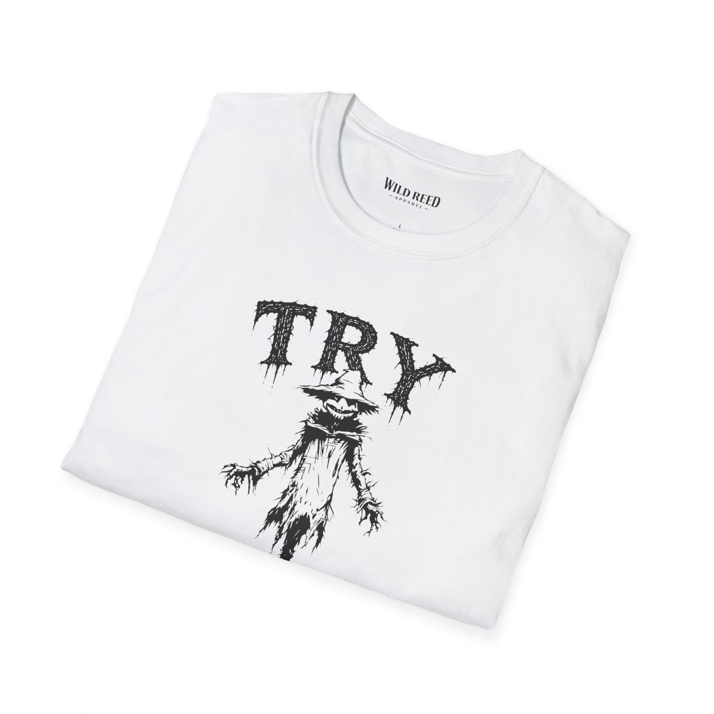 Try Me Creepy Scarecrow Halloween T-Shirt